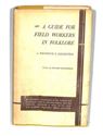 Picture of GUIDE FOR FIELD WORKERS IN FOLKLORE