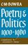 Picture of POETRY AND POLITICS 1900-1960 (THE WILES LECTURES)