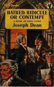 Picture of HATRED, RIDICULE OR CONTEMPT - A BOOK OF LIBEL CASES